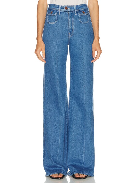 MOTHER The Pocketbook Hustler Roller Heel Jeans in This Is Just My