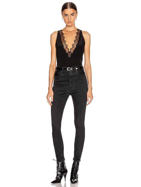 Moussy Vintage Filer Rebirth Skinny in Light Black | FWRD