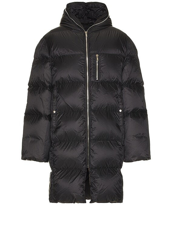 Moncler + Rick Owens Gimp Coat in Black | FWRD