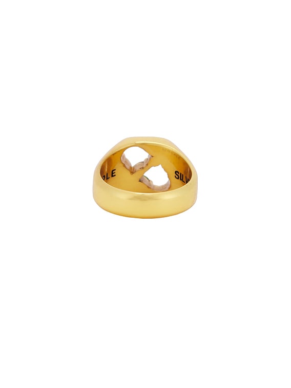 【関税込み】MAPLE ゴールド 3AM シグネットリング MAPLE 3am Signet Ring in 14K Gold Plated | FWRD