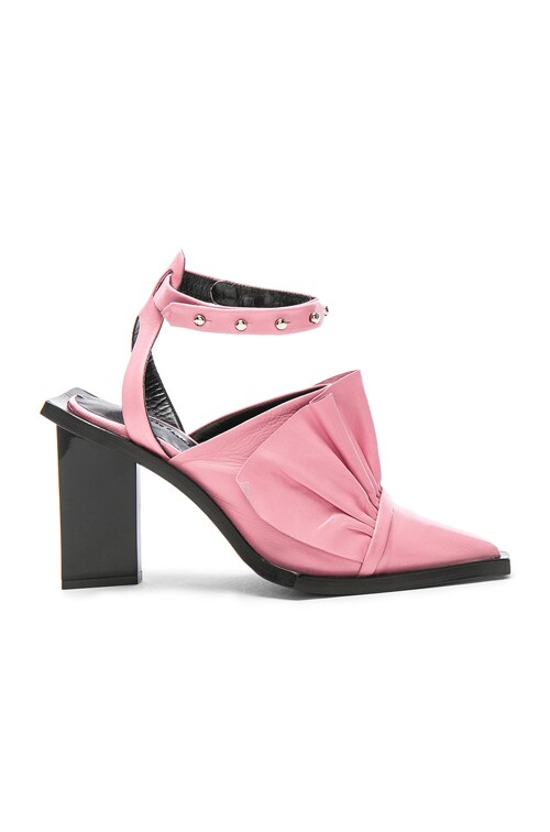 pink frill heels