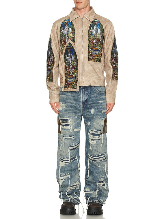 Side Patch Relaxation Denim