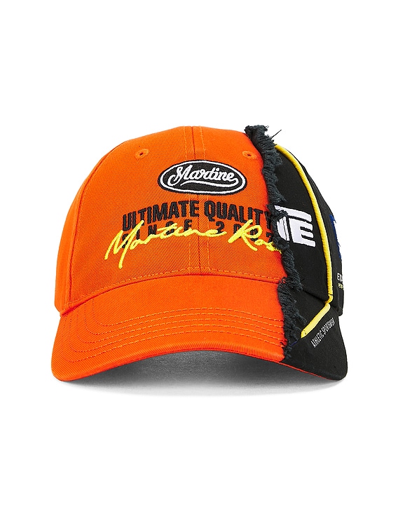Martine Rose Collage Cap in Orange | FWRD