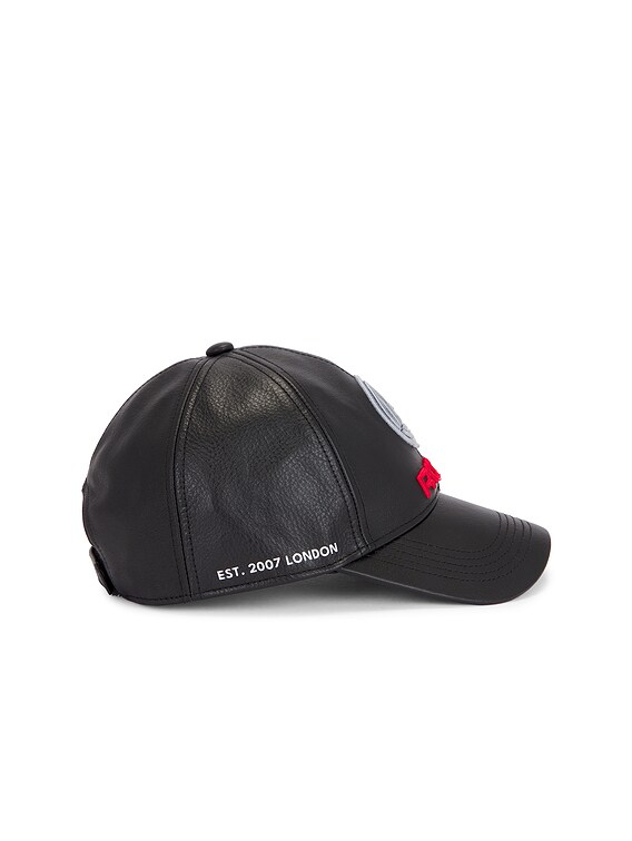 Martine Rose Leather Cap in Black | FWRD
