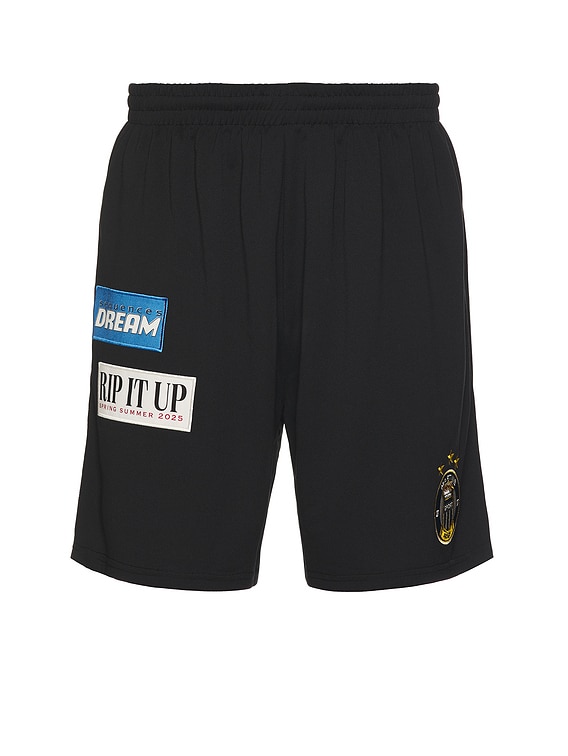 Martine Rose Football Shorts in Black | FWRD