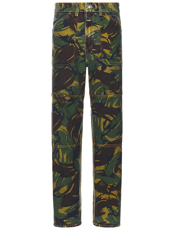 l*e様 Martine Rose 24aw REVERSIBLE CAMO J Martine Rose Reversible Camo Jeans in Blue Camo | FWRD