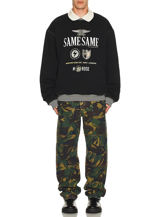 Martine Rose Reversible Camo Jeans in Blue Camo | FWRD