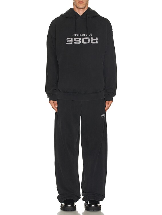 Martine Rose スウェットシャツ - Black Washed Rose | FWRD