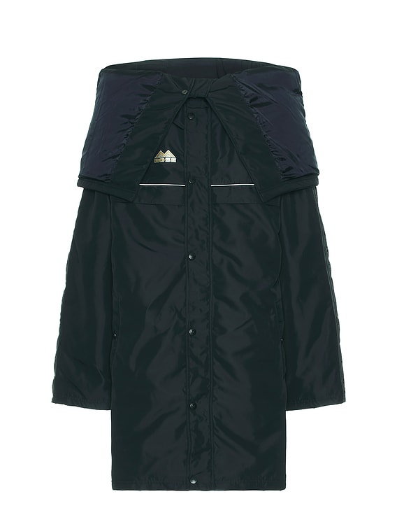 Martine Rose Reverse Manager Coat in Blue Navy | FWRD