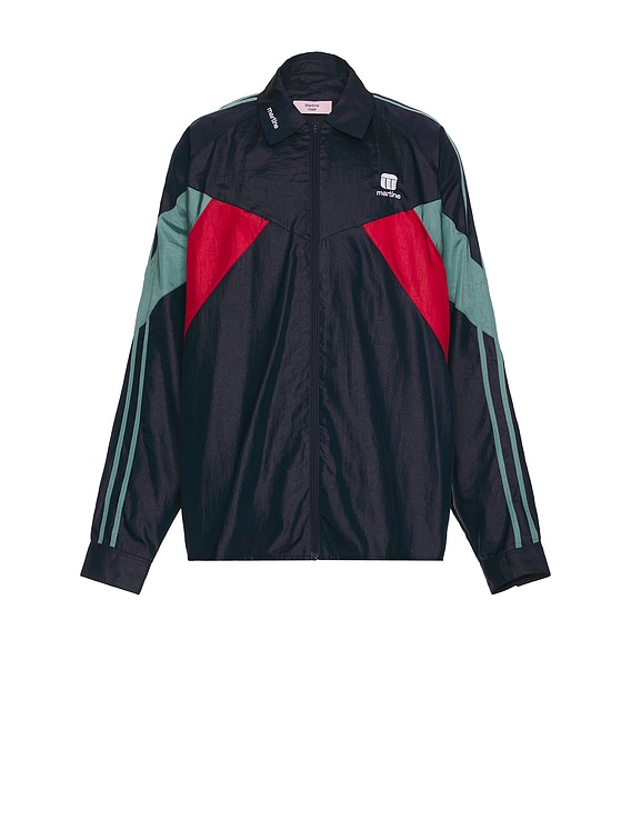 Martine Rose Shirt Track Jacket in Blue Navy | FWRD