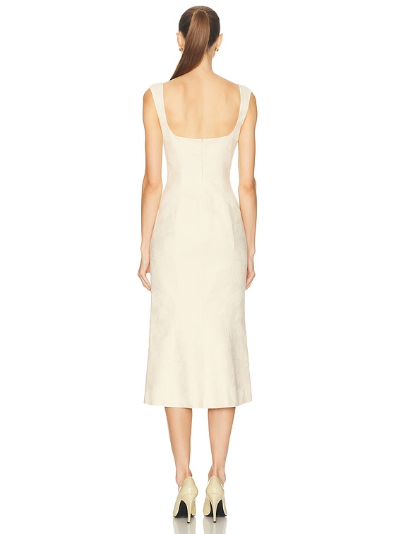 Ingenue Lady Length Dress in Butter