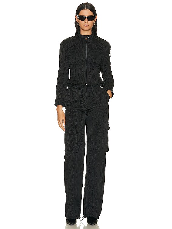 Marine Serre Wide-Leg Survival Tailored Trouser in Black | FWRD