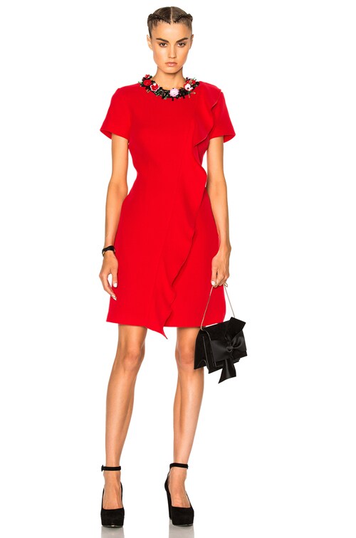 msgm red dress