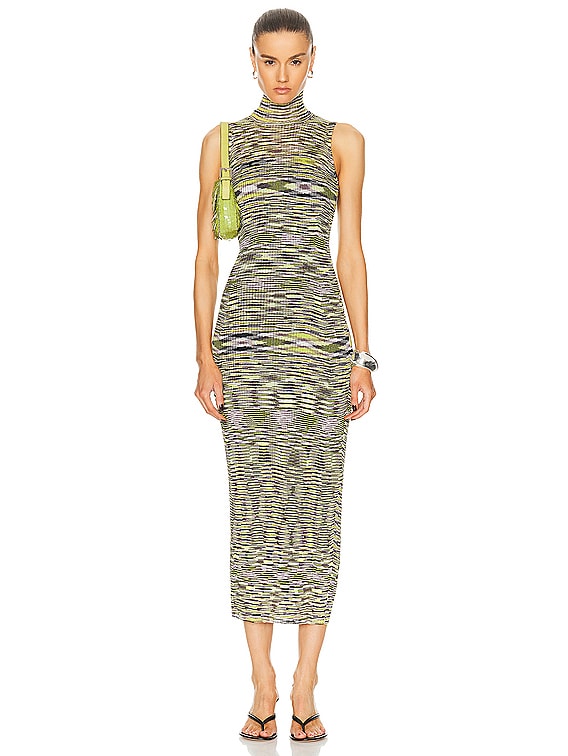 Missoni ドレス - Lime & Black Space Dye | FWRD