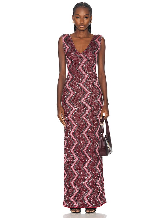 chinese dress ladies Missoni | Sleeveless Sequin Long Dress main image 1