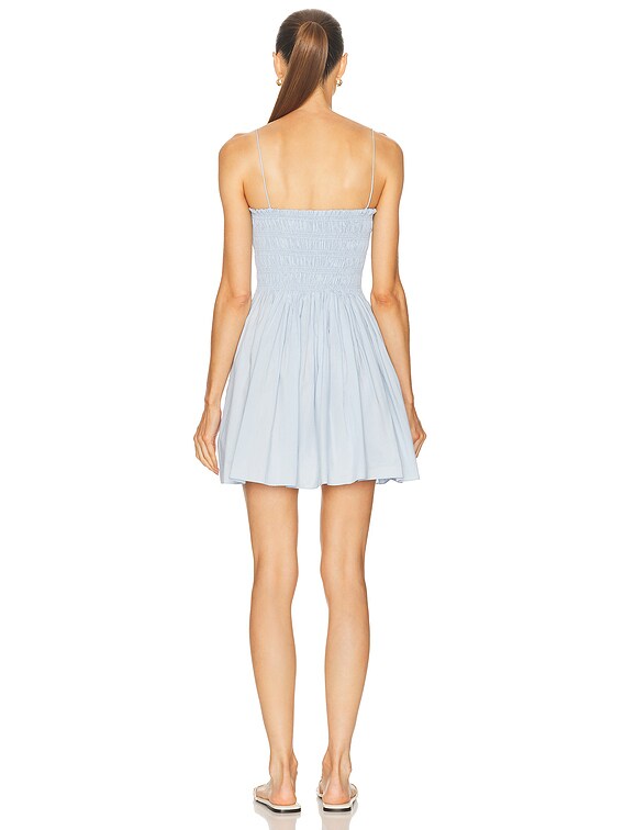 drop.waist dress Garden Kisses Shirred Mini Dress