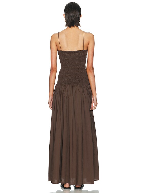 chocolate brown drop waist dress SAME Drop Waist Lace Gown | Chocolate Brown