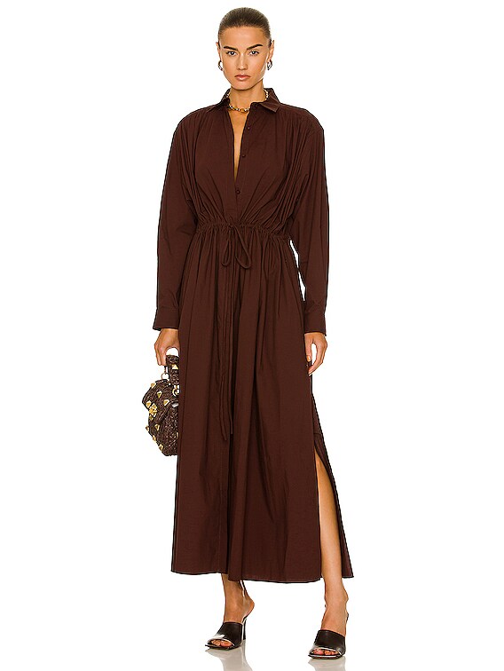 matteau shirt dress Matteau - + NET SUSTAIN broderie anglaise organic cotton mini shirt dress