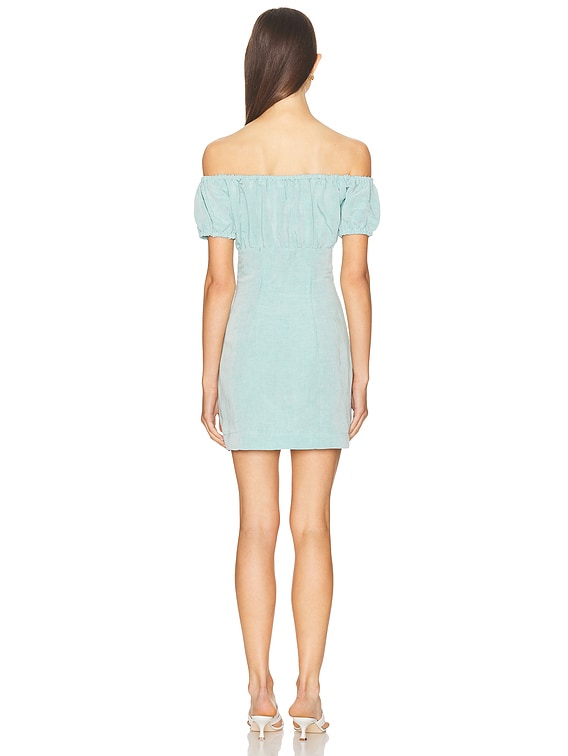 seafoam green mini dress Capri Open Back Sequin Mini Dress main image 0