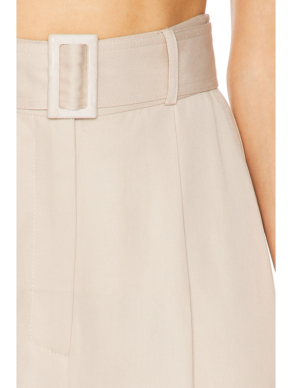 Pleated Barrel Trouser
