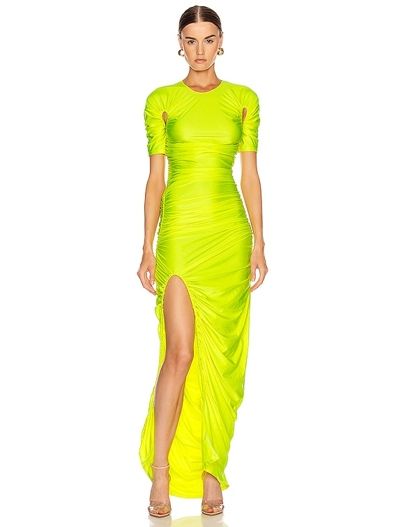 Fluo cut out on sale dress