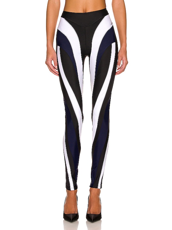 Women's Spiral-design leggings, MUGLER