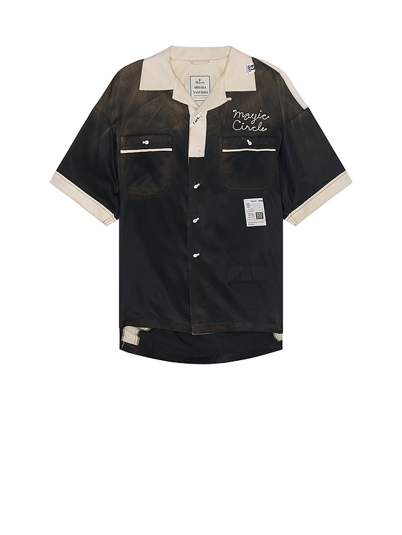 Maison MIHARA YASUHIRO Bowling Shirt in Black | FWRD