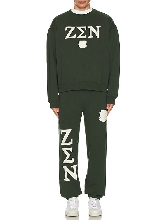 Museum of Peace and Quiet Zen Sweater in Forest | FWRD