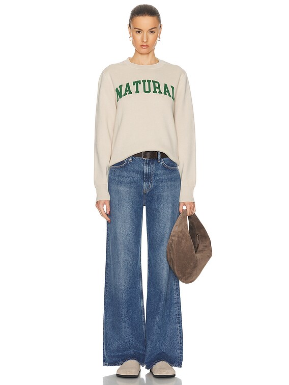 Museum of Peace and Quiet Natural Jacquard Knit Sweater in Museum of Peace and Quiet Natural Jacquard Knit Sweater in