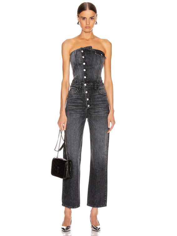 Marissa webb store denim jumpsuit