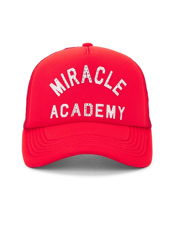 Nahmias Miracle Academy Foam Crystal Trucker Hat in Cherry | FWRD