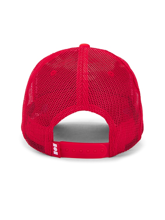 Nahmias Miracle Academy Foam Crystal Trucker Hat in Cherry | FWRD
