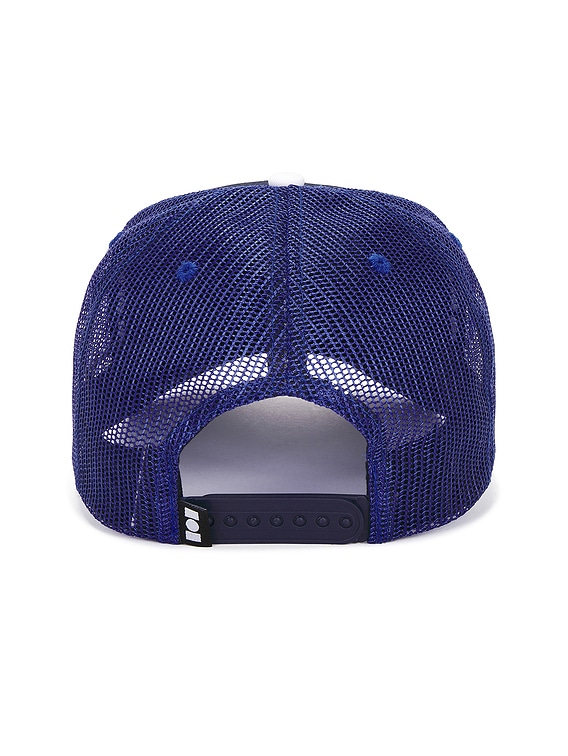 Nahmias Varsity Trucker Hat in Azul | FWRD display picture 3
