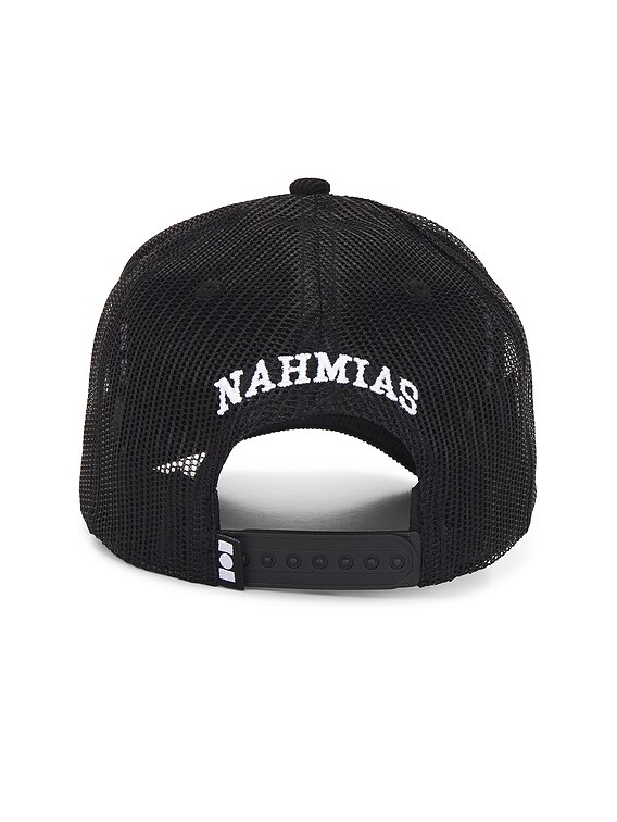 新品NAHMIAS SUMMERLAND コーデュロイ hat Nahmias Summerland Corduroy Trucker Hat in Black | FWRD
