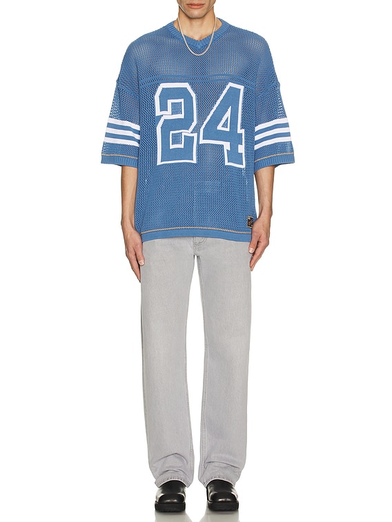 【NAHMIAS】ニット 24 フットボール シャツ Knit 24 Football Shirt - Black – Feature