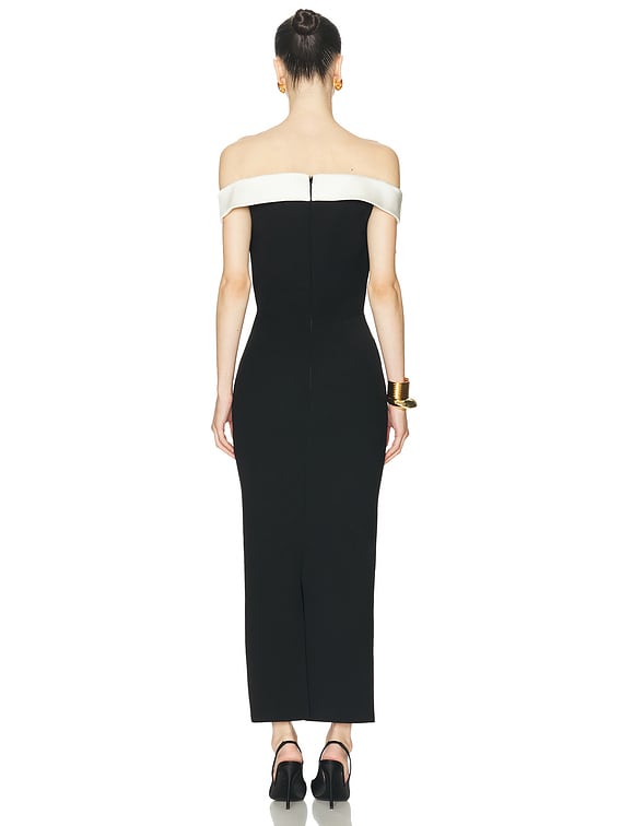 The New Arrivals by Ilkyaz Ozel Jacqueline Dress in Dark Matter | FWRD