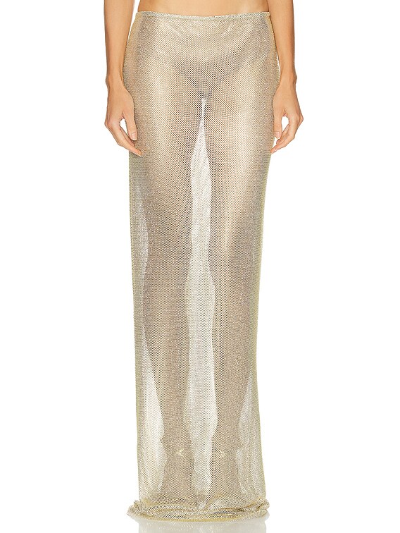 The New Arrivals by Ilkyaz Ozel Zada Skirt in Solar Flare | FWRD