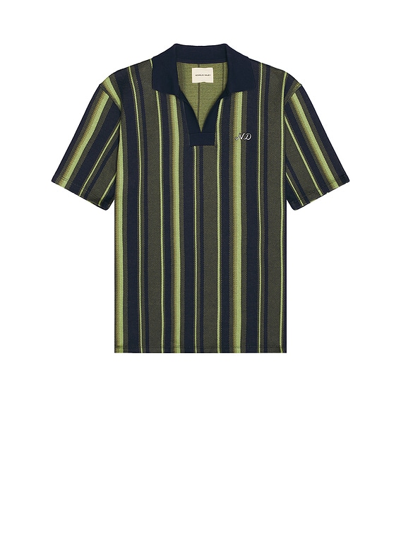 Nicholas Daley ラグビーポロシャツ - Navy & Mint | FWRD