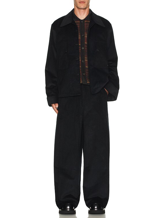 Nicholas Daley Classic Two Pocket Shirt in Black | FWRD