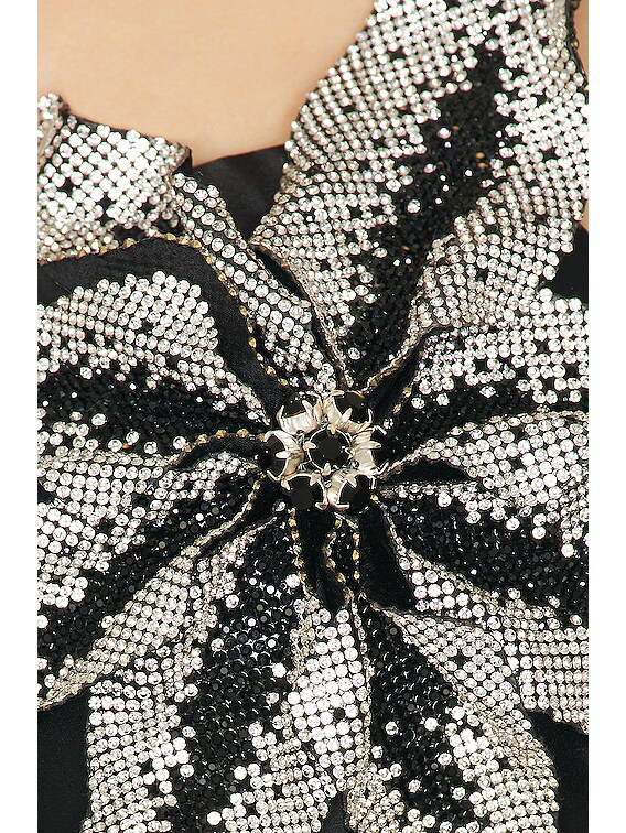 ワンピース NUE STUDIO BLACK NYLON ORCHID DRESS Nue Studio Orchid Dress in Black | FWRD