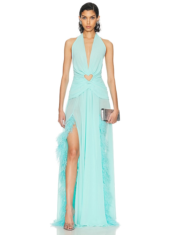 NERVI For Fwrd Maria Carla Dress in Light Sky | FWRD NERVI For Fwrd Maria Carla Dress in Light Sky | FWRD