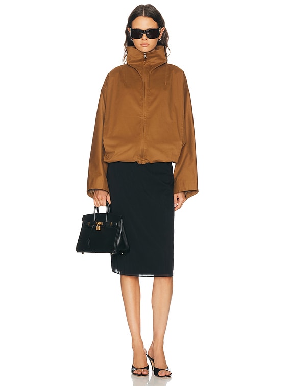 NOUR HAMMOUR Francois Jacket in Camel | FWRD