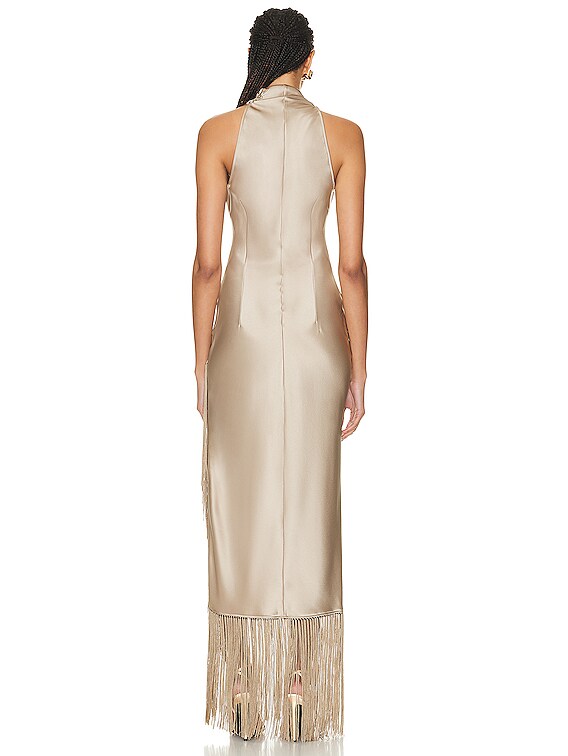 Nanushka Dia Maxi Dress in Dune | FWRD