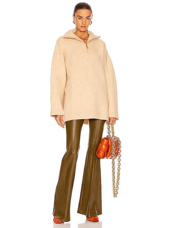 パーカー・フーディ nanushka SS24 Sand cotton sweatshirt (NU23PFSW00673 SHELL) Sand cotton sweatshirt – G&B
