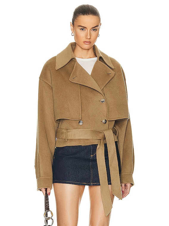 ジャケット・アウター sato Nanushka Satoyo Jacket in Khaki | FWRD