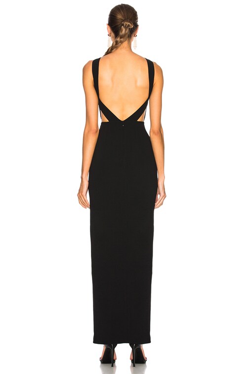 NICHOLAS Backless Dress in Black
