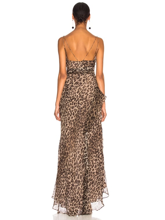 nicolas tie front maxi dress
