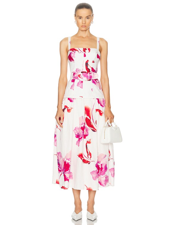 Lidia Bustier Drop Waist Dress