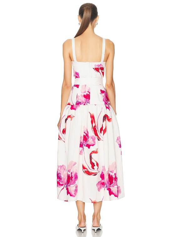 Lidia Bustier Drop Waist Dress