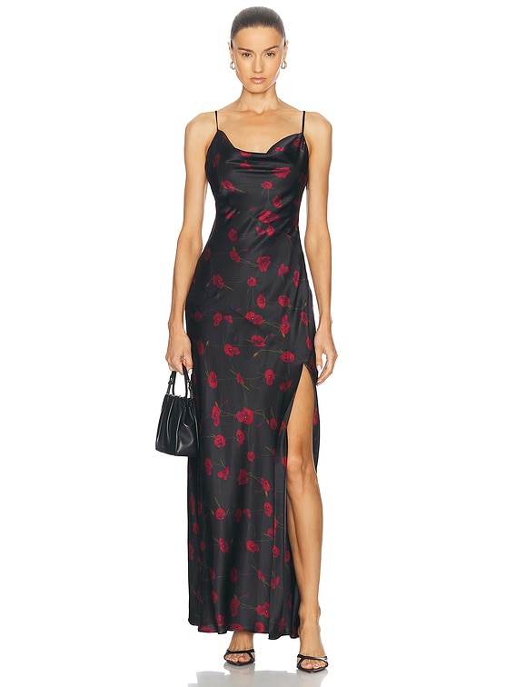 Ariel Cowl Neck Long Dress